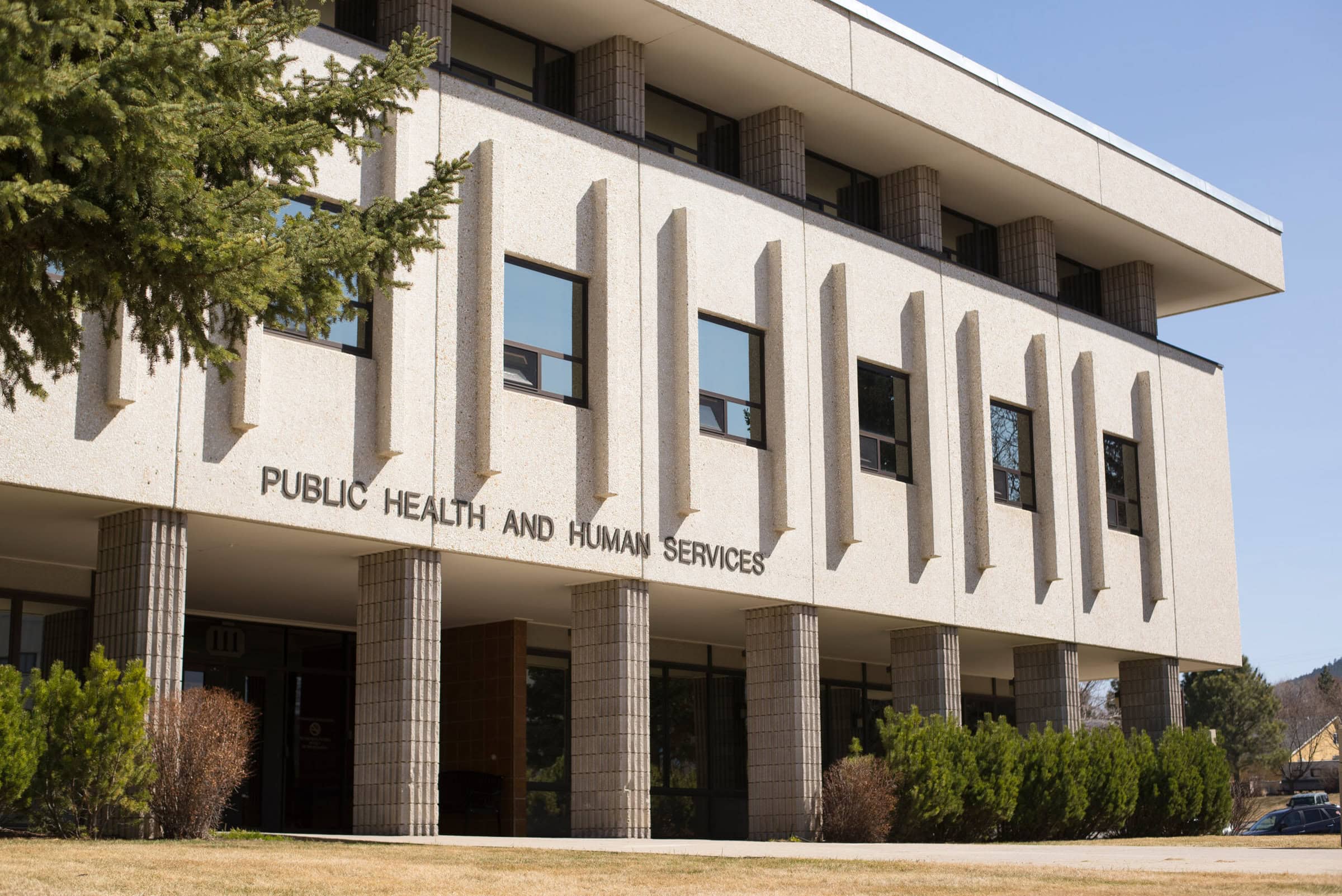 Exterior photo of the Department of Public Health building in Helena, Montana